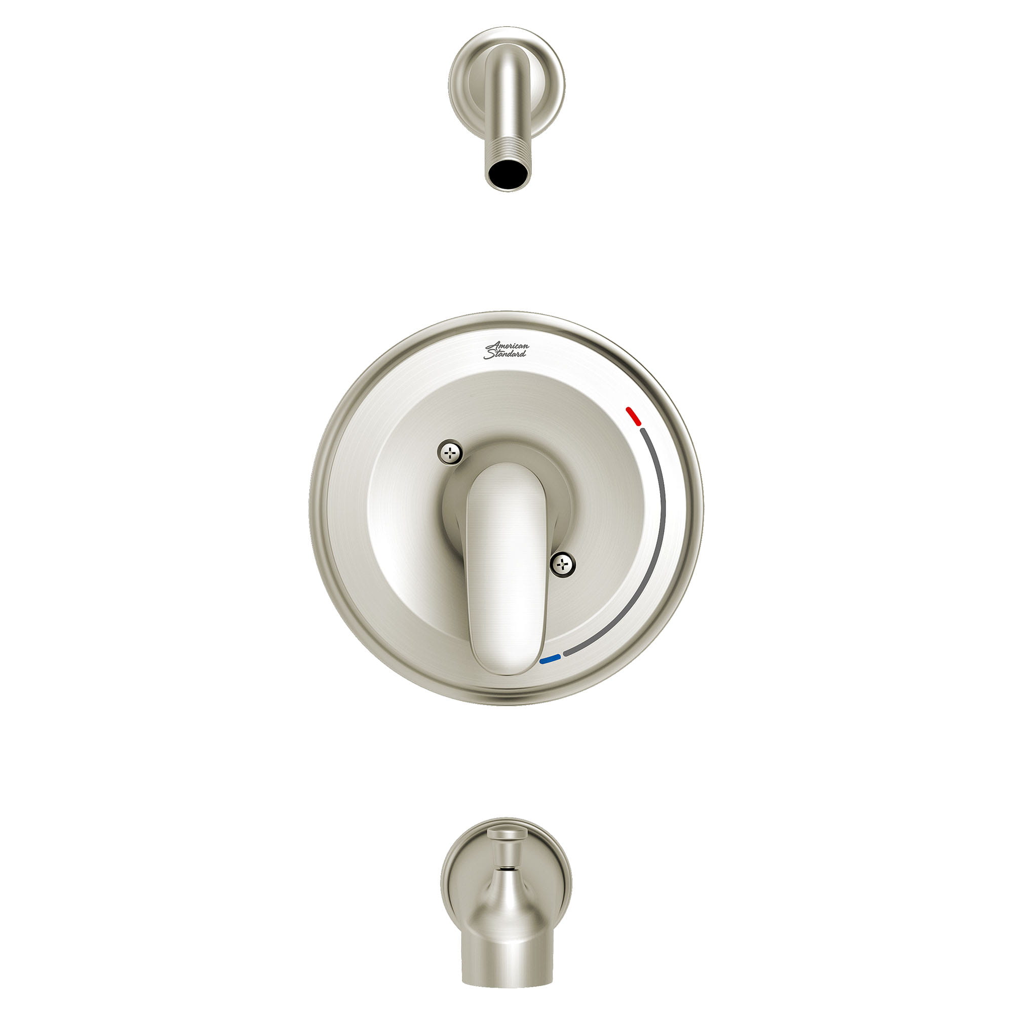 Colony® PRO Tub and Shower Trim Kit Less Showerhead, Double Ceramic Pressure Balance Cartridge With Lever Handle